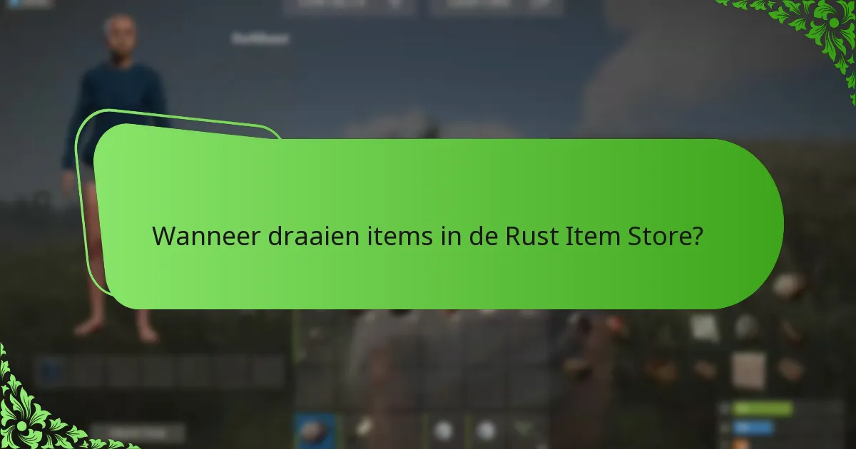 Welke items zijn community-favorieten in de Rust Item Store?
