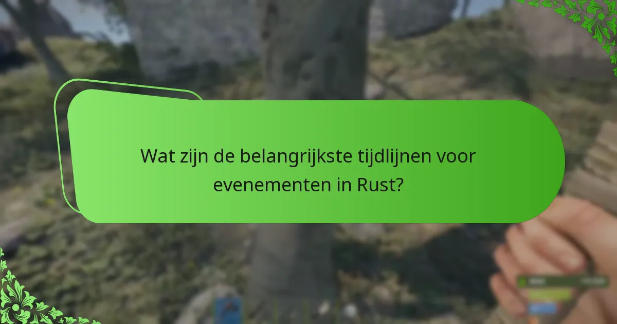 Hoe beïnvloedt feedback van spelers Rust-evenementen?