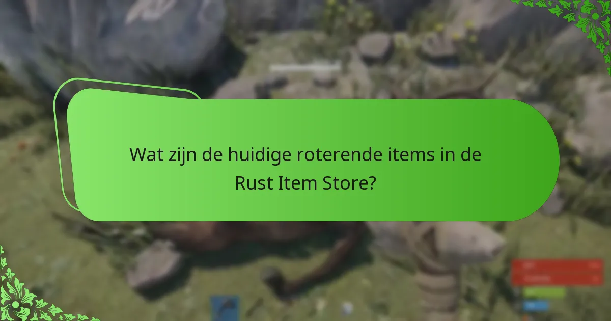 Hoe koop ik items in de Rust Item Store?