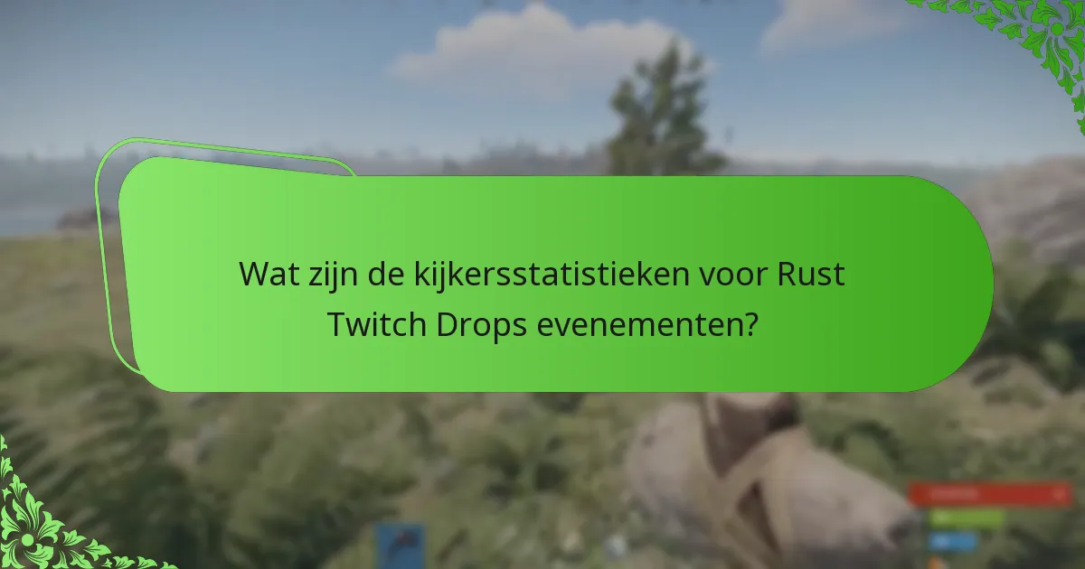 Welke strategieën maximaliseren de kansen om Rust Twitch Drops te verdienen?